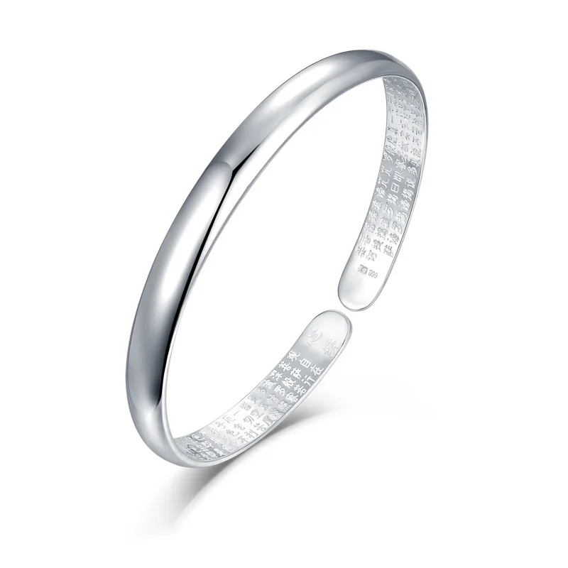 Браслет мужской из чистого серебра 999 пробы