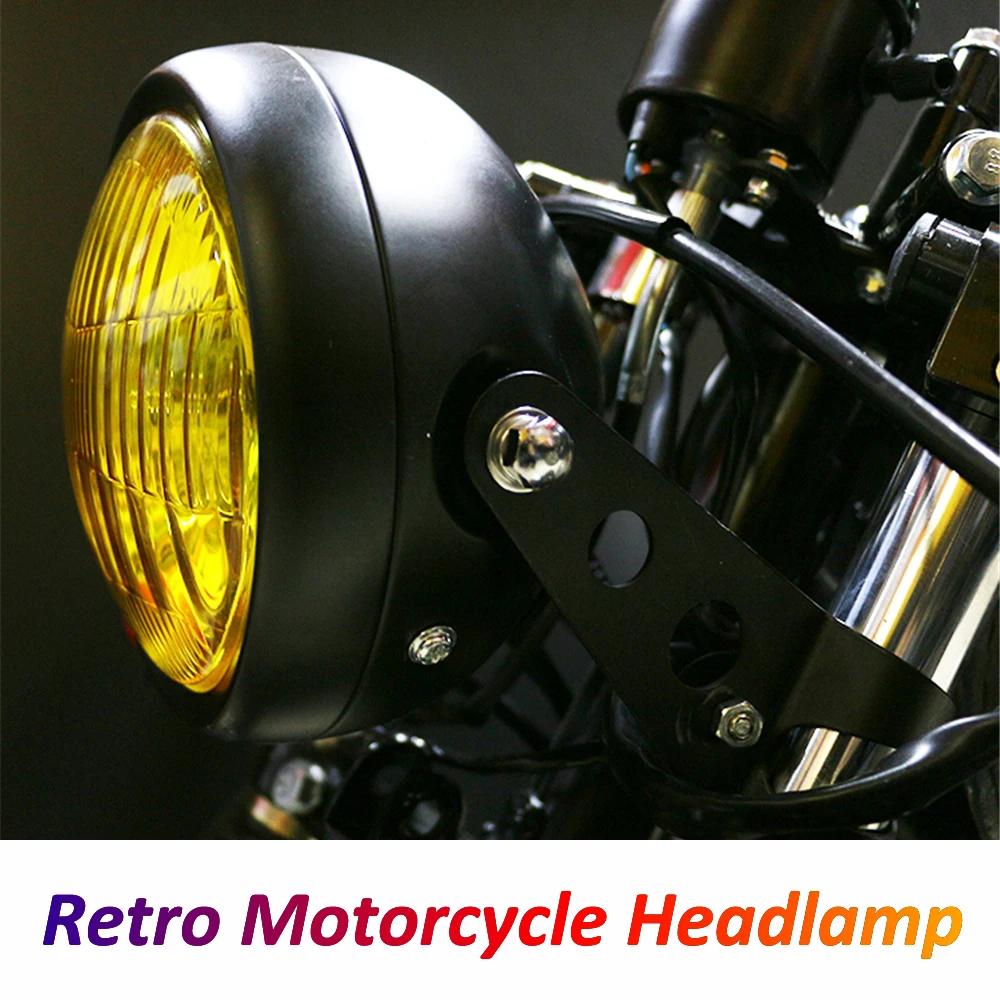 Винтажная фара для мотоцикла Sportster Chopper Bobber ретро мотоцикл Cafe Racer Royal Enfield Scrambler