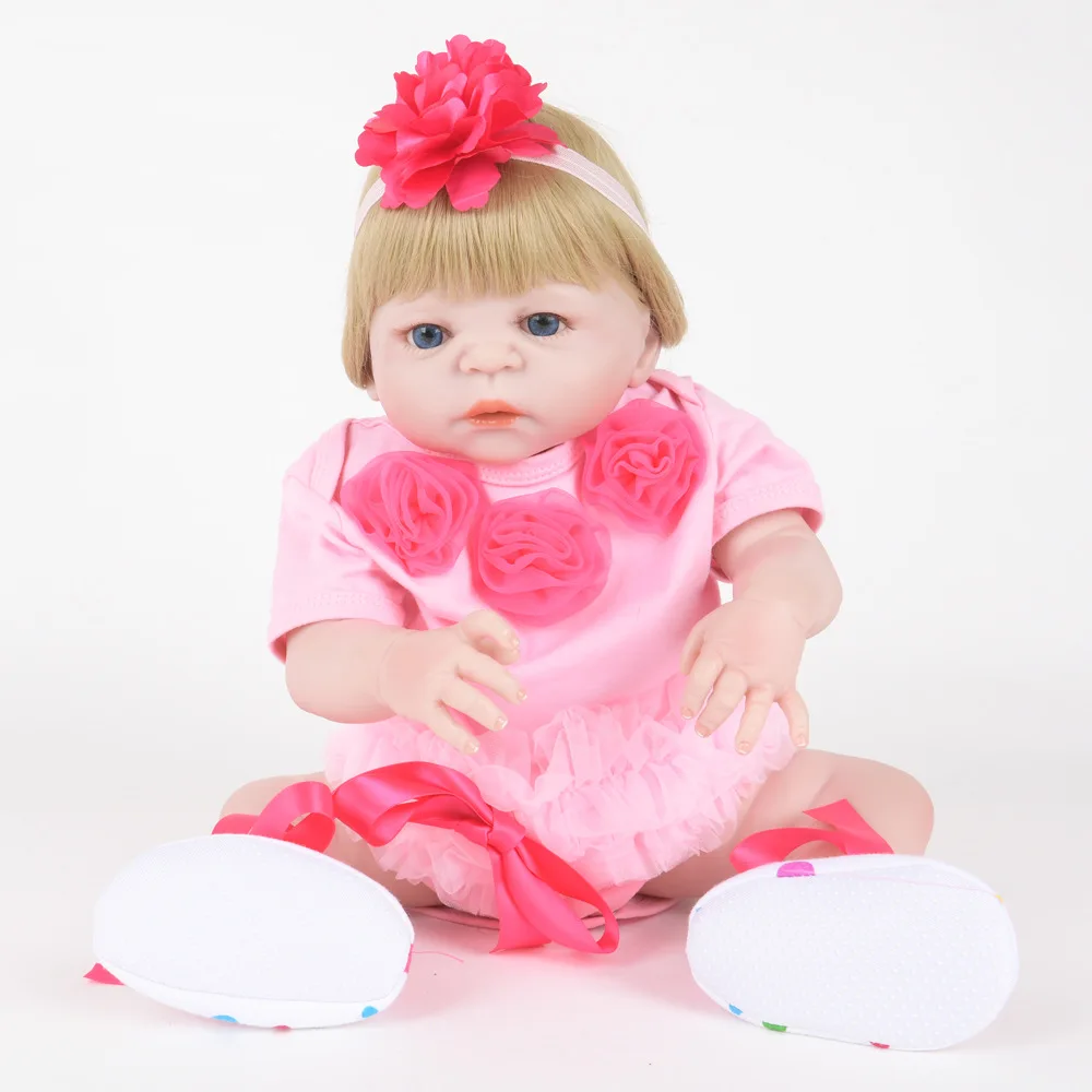 Фабричная модель дешевая полностью виниловая кукла реборн 22 дюйма 55 см