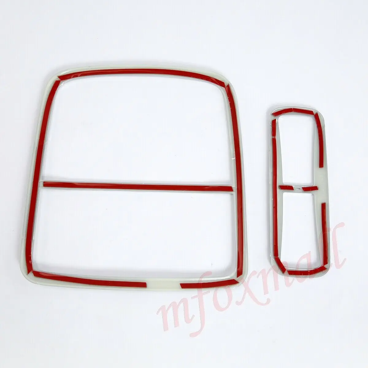 2 шт. внутренний хромированный светильник для чтения Накладка лампы защита