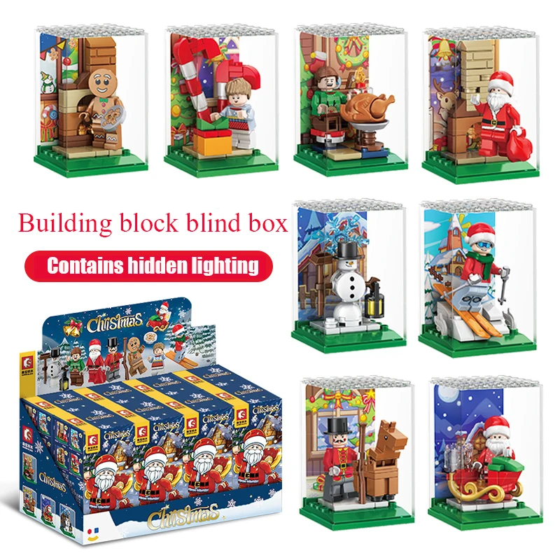 Рождественская серия невидимая коробка с подвеской домашние аксессуары модель