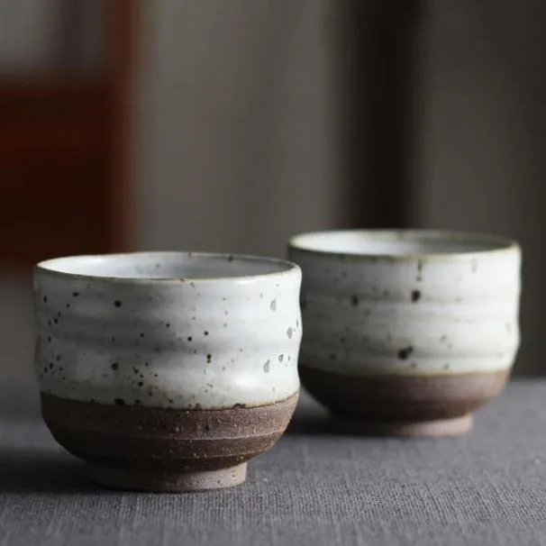 165 мл РУЧНАЯ РАБОТА японская грубая керамика чайная чашка керамическая кунг-фу