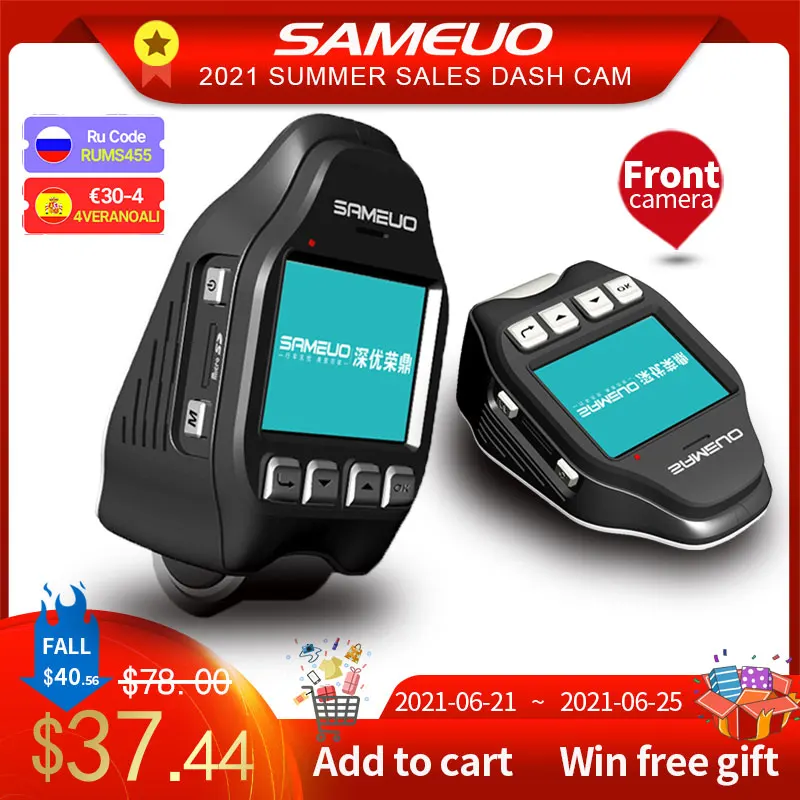 Sameuo U600 Dash Cam 2K зеркало заднего вида Камера видео Регистраторы Авто Dashcam WI FI для