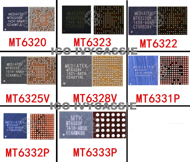 MT6320GA MT6323GA MT6322GA MT6325V MT6328V MT6331P MT6332P MT6333P чип источника питания IC PMIC PM|Интегральные