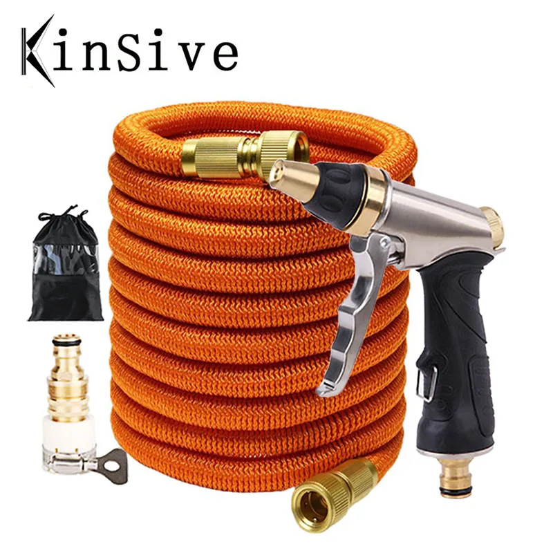 

New Garden Hose For Watering Garden Flexible Expandable Watering Hose Car Wash Pipes Irrigation Kit Metal Water Gun For Garden