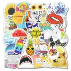 53 шт милые Мультяшные защитный блоки для мебели, Vsco наклейки для ноутбука гидро фляга Телефон Чехол Чемодан Водонепроницаемый виниловые наклейки пакет для детей подростков Vsco для девочек