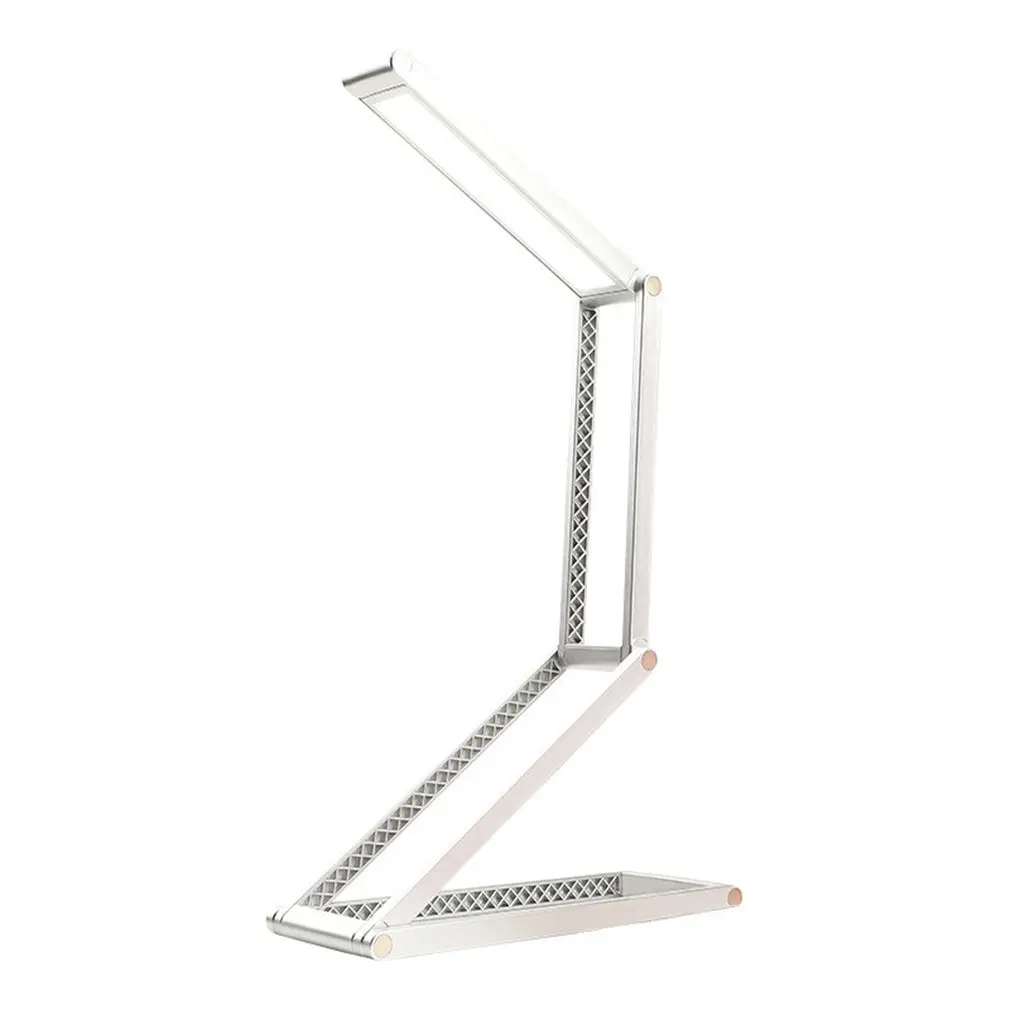 

LED Desk Lamp Foldable Dimmable 4-layer Fold Portable USB Rechargeable LED Adjustable Reading Light Travel Camping