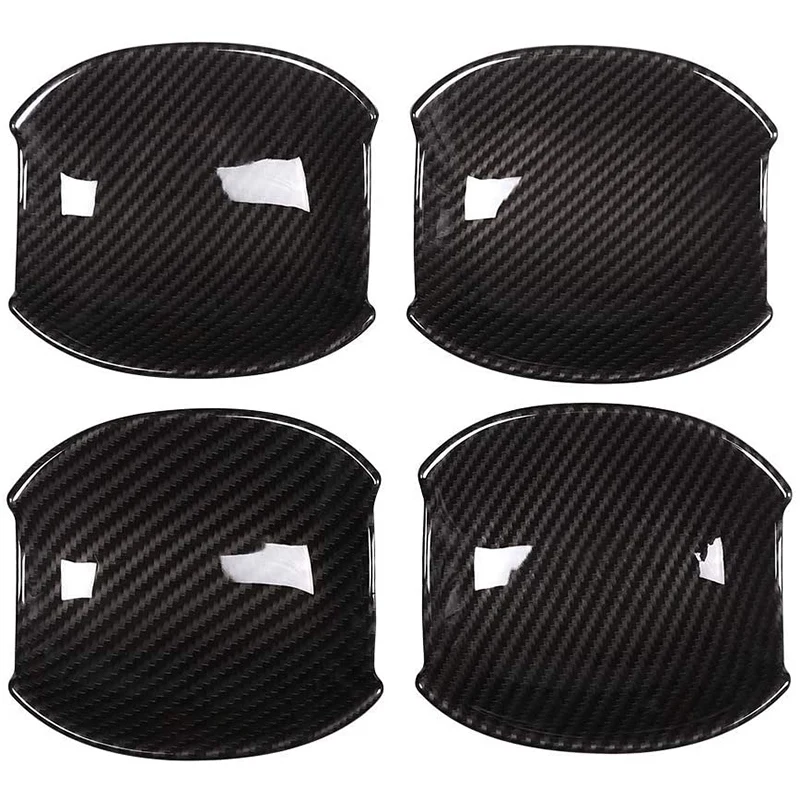 Автомобильная боковая дверная ручка из углеродного волокна крышка для внешней