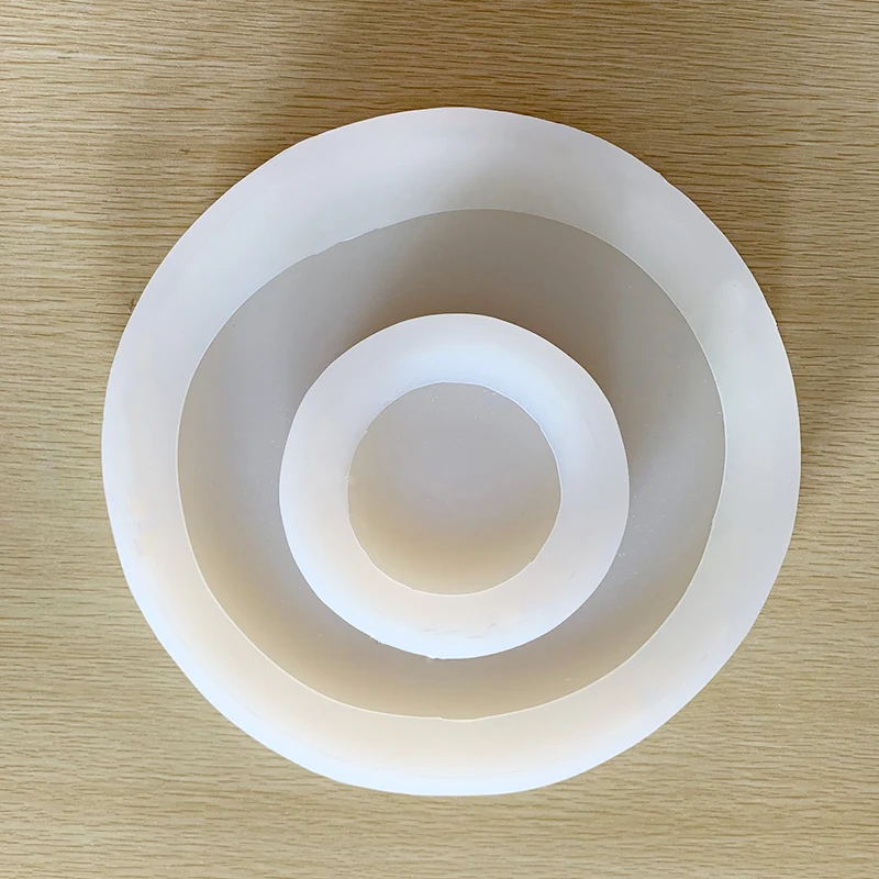 Круговой бетонный лоток силиконовая форма для цемента хранения плесень дома