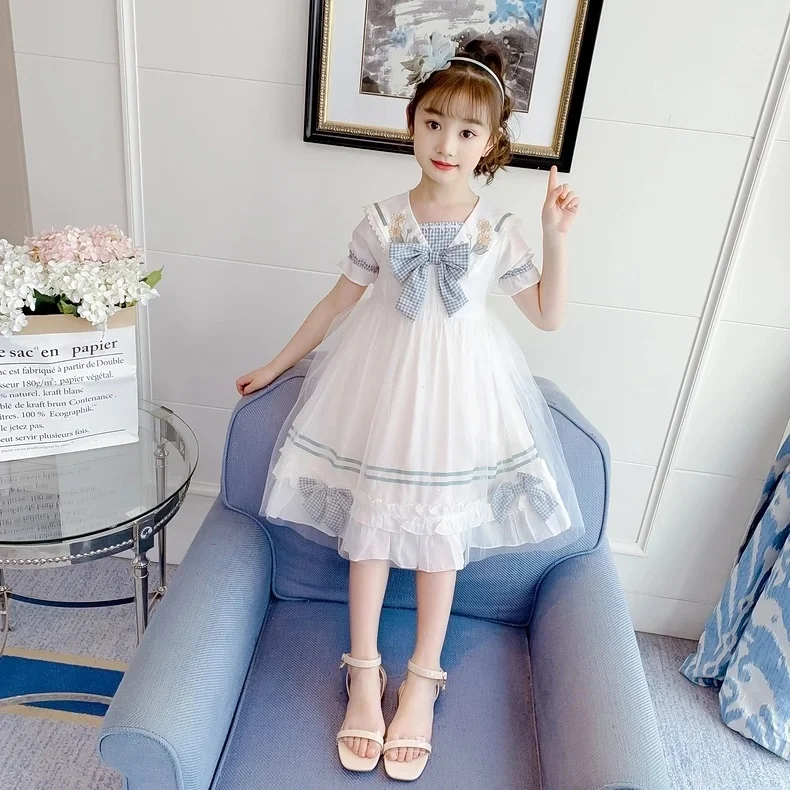

2021 Summer New Children’s Summer Dress Children’s Korean Version Dress Fashion PrincessDress Show Dress Winter Dress for Girls