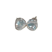 fashion jewelry female earrings baroque small stones pearl 925 white earrings simple and fresh earrings womens earrings