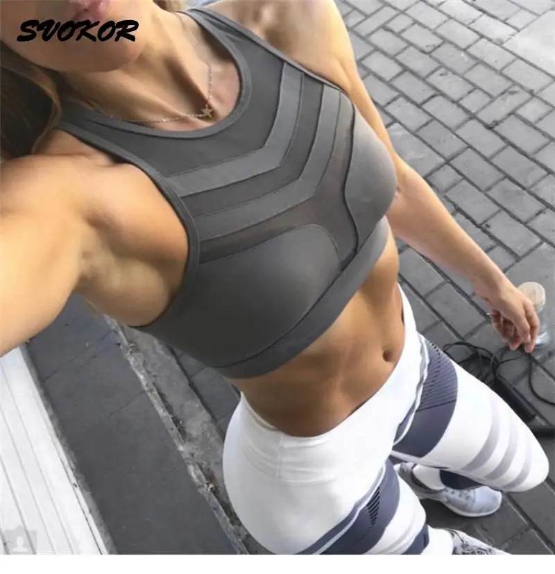 Комплект для йоги SVOKOR с геометрическим рисунком дышащий спортивный костюм