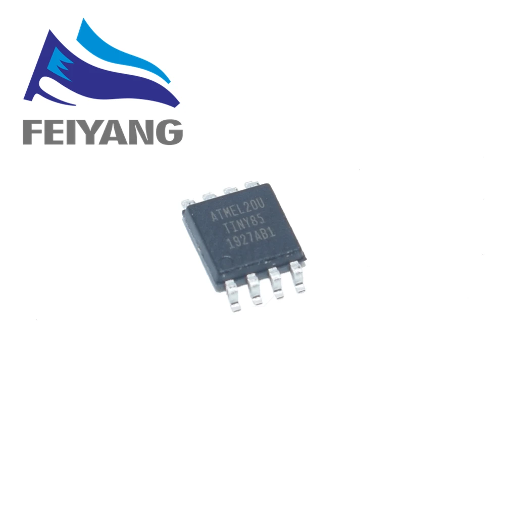 Оригинальные интегральные микросхемы ATTINY85-20SU ATTINY85 8BIT SOP-8 IC AVR MCU 8K 20MHZ 8soic