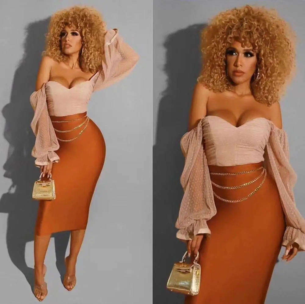 Женская юбка-карандаш винтажная сексуальная 2020 | одежда