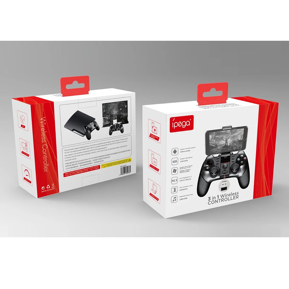 ZOMTOPIpega 9076 PG 9077 Bluetooth геймпад спуска затвора мобильного триггер джойстик для Android