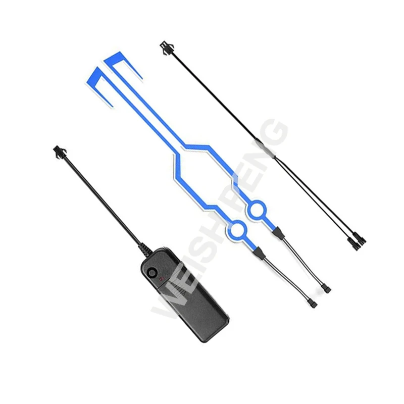 Мод для мотоциклетного шлема EL с холодсветильник комплект из тронных шлемов