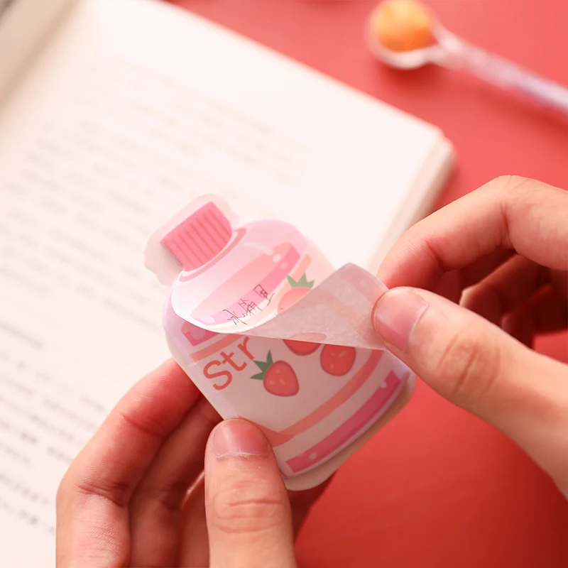 Креативная Магнитная клейкая заметка для студентов Kawaii с фруктовым узором