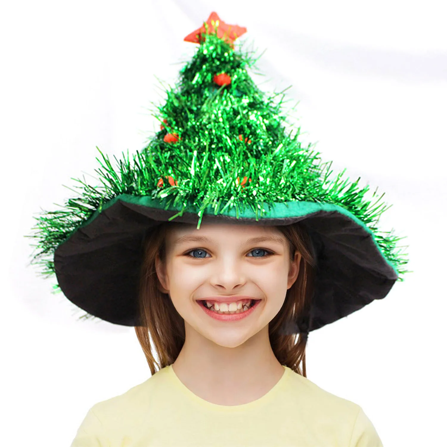 Behogar забавная Рождественская елка Кепка головной убор для детей взрослых косплей