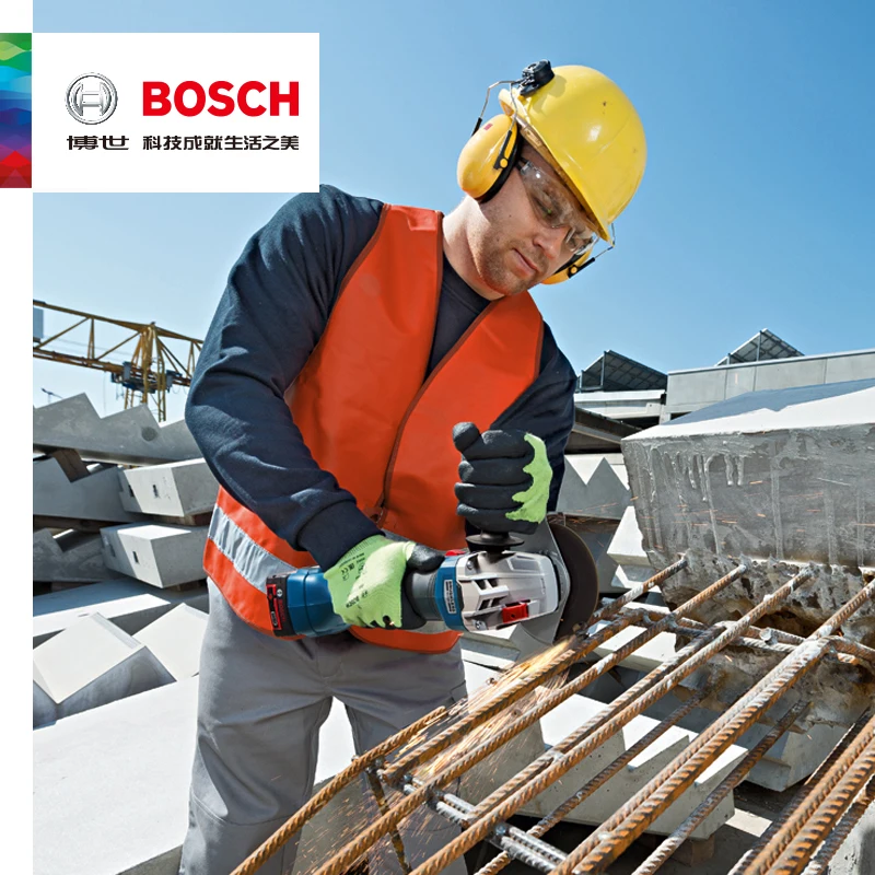 Угловая шлифовальная машина Bosch GWS 18V-10 беспроводная литиевая | Инструменты