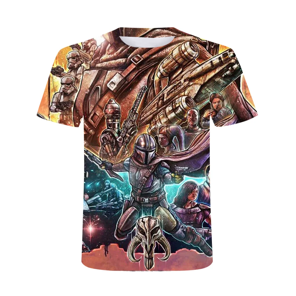 

Summer T-shirt New Multicolor 3D Graphic Printed Tops and T-shirts Boys Girls Kids Fashion Personalized Streetwear