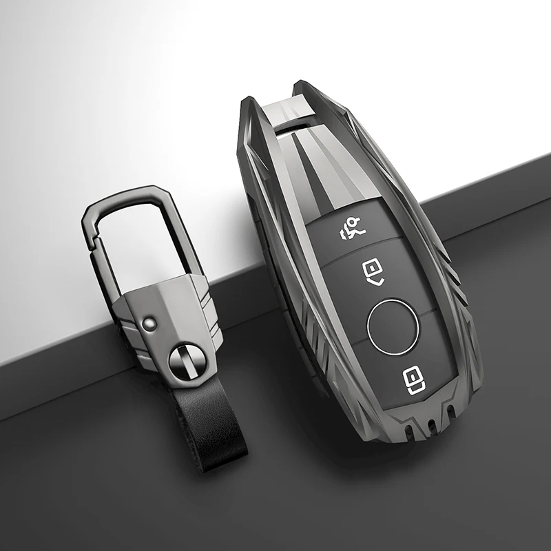 

Zinc alloy Car Key Case Cover For Mercedes Benz AMG A C E S series E200L E300L C260L E260 W204 W212 W176 CLA GLA Acessories