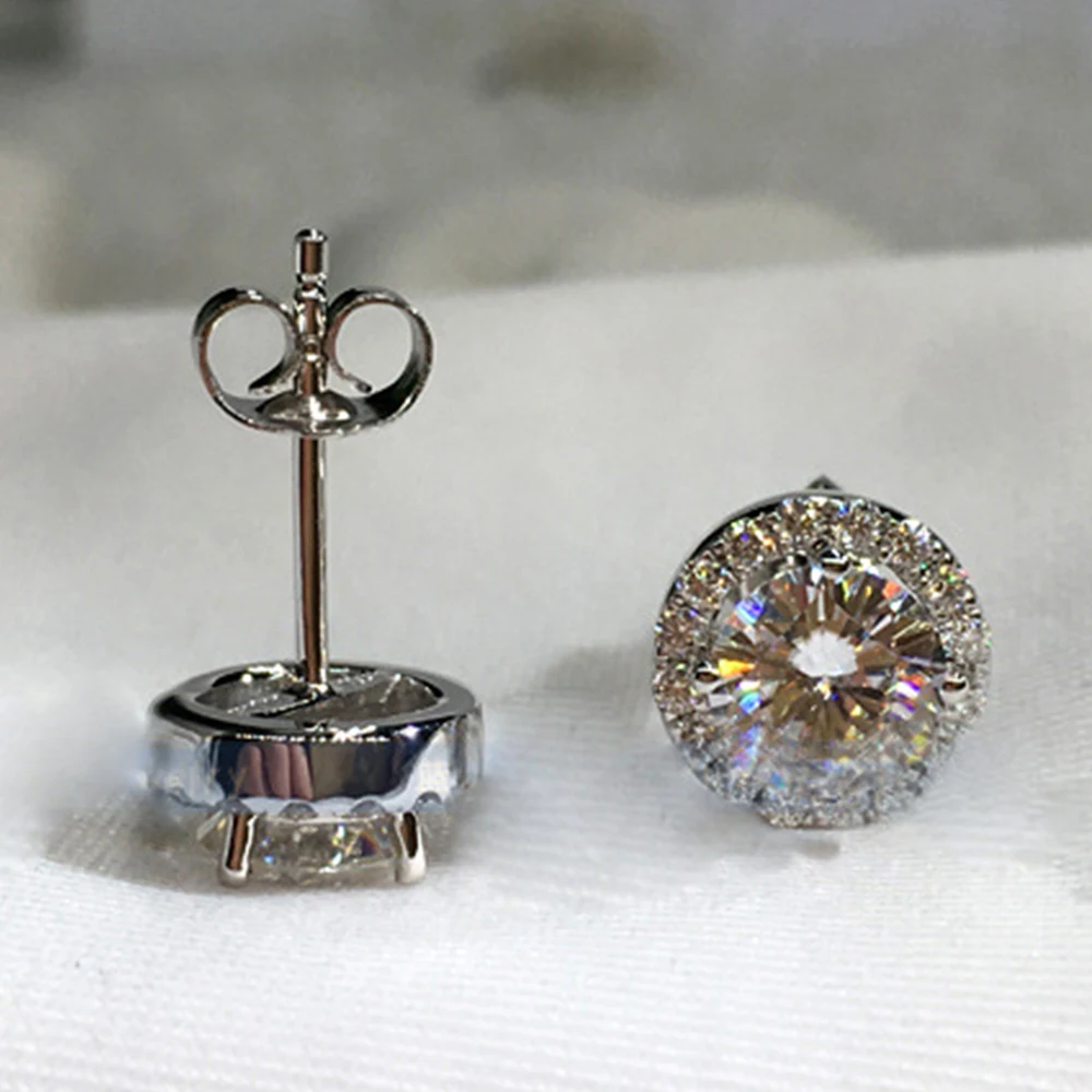 ЦИРКОНИЕВЫЕ серьги для женщин панк круглые Кристальные бойские корейские 2019