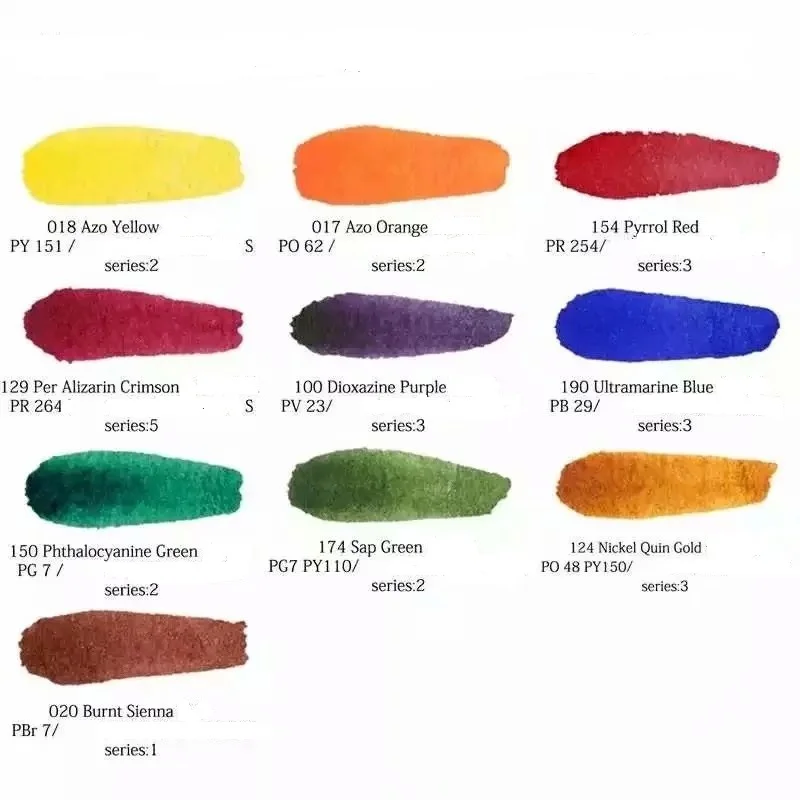 M. Грэм Акварельная краска опциональный цвет Половина кастрюли Кобальт бирюза