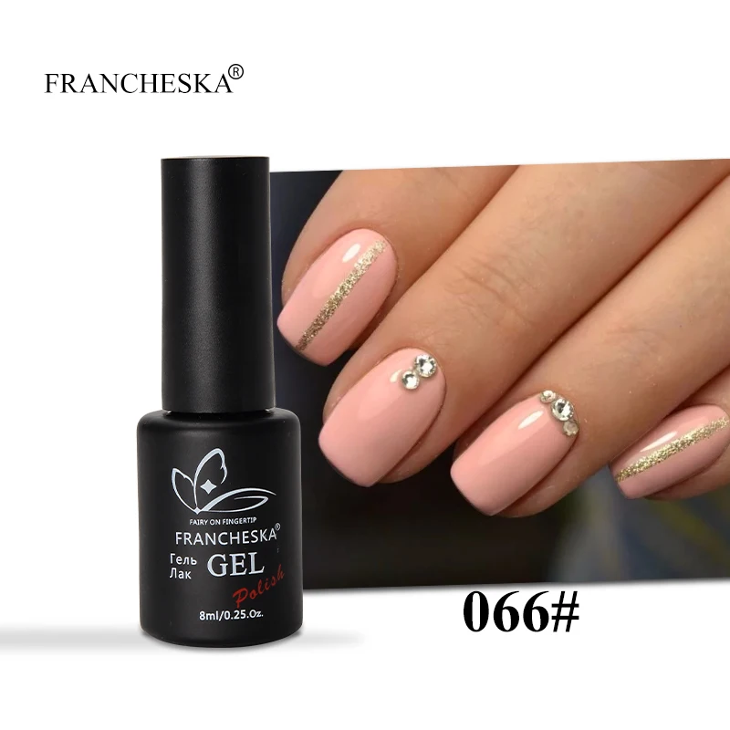 Francheska 066 Francheska цвет 01-40 гель лак для ногтей гель лак tirnak oje Гель-лак для ногтей unghie Светодиодный УФ стойкий замачиваемый Гель-лак - Цвет: Francheska 066