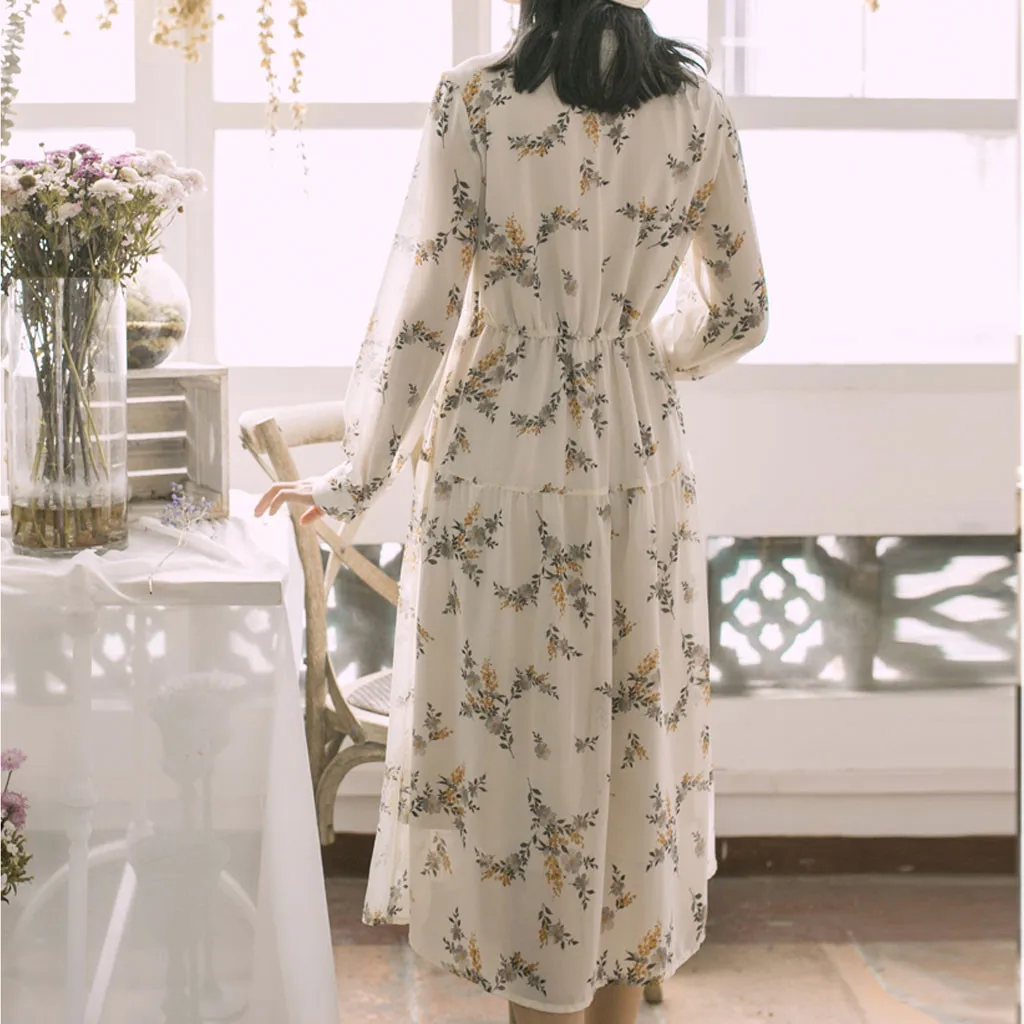 Женское платье тонкое свободное с v-образным вырезом высокая талия обтягивающее