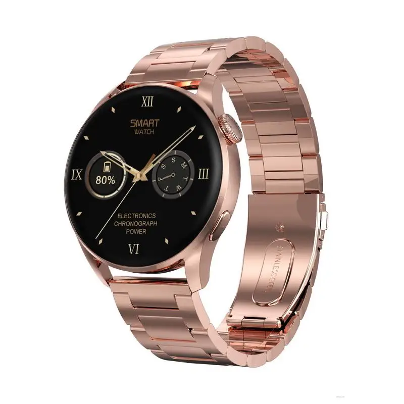 

DT3 Smart Bracelet 1.36 Round Screen Bluetooth Call Rotary Button Wireless Charging Watch