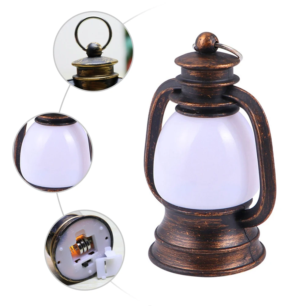 5PCS Retro Small Kerosene Night Lamp LED Vintage Horse Lantern Mini Pony Emergency Tent Light for Christmas Travel Camping | Лампы и