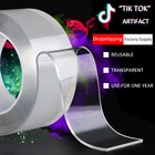 Прозрачная двусторонняя лента нано-лента самоклеящаяся водостойкая наклейка для ванной и кухни сверхпрочные многофункциональные ленты для автомобиля