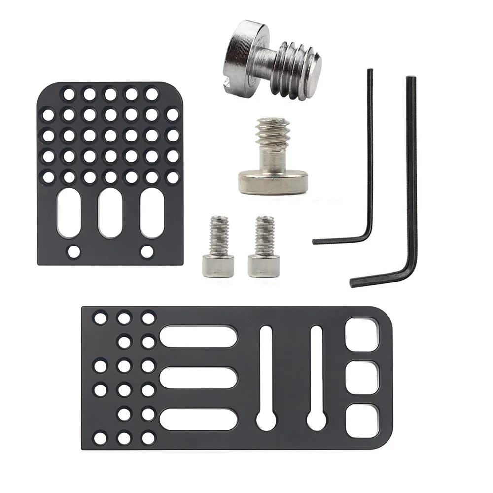 

SAMTIAN Camera Quick Release Plate L-shaped Clapper Camera Extension Handle External Camera Accessories For All Cameras