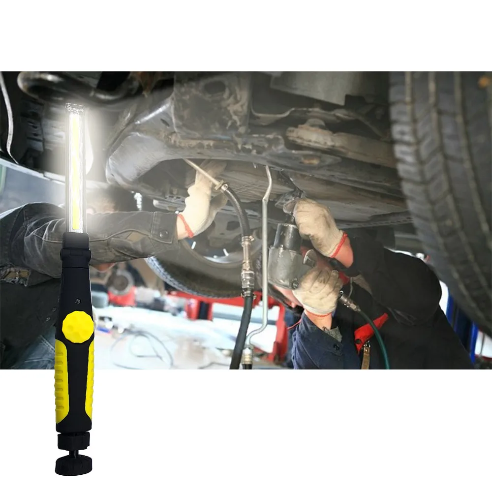 COB светодиодный автомобильный фонарик для осмотра с USB зарядкой рабочий свет