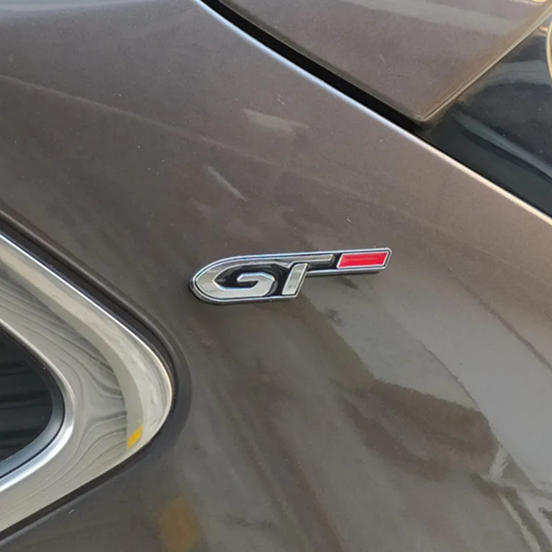 Наклейка с эмблемой для тюнинга автомобиля буквы GT Line наклейки логотипом Peugeot 206