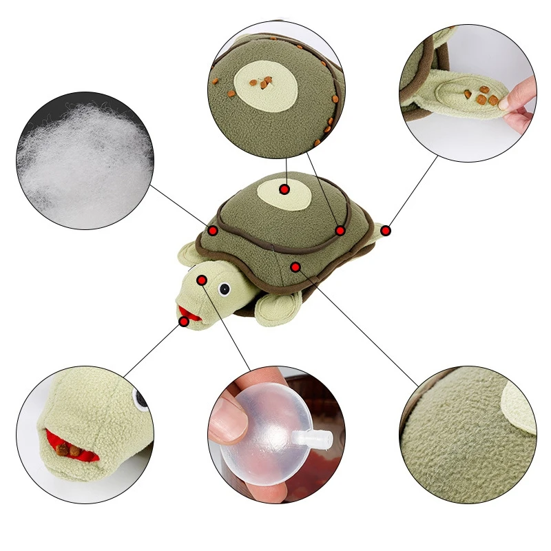 Плюшевые игрушки для питомцев писк жевательные звуковые Забавные куклы черепахи
