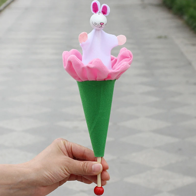 

6 pcs/Set Animal telescopic rod Baby toys baby hand grip rod toy educational toys rattle Mobile Toy For Baby Early Learning