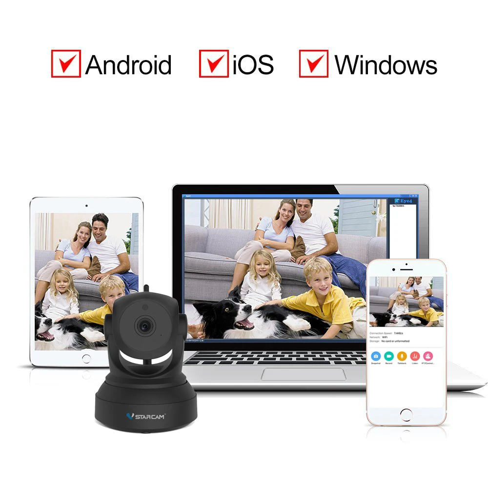 Vstarcam C24S 2MP/3MP 1080P HD ip камера безопасности Wifi тела автоматическое отслеживание ИК