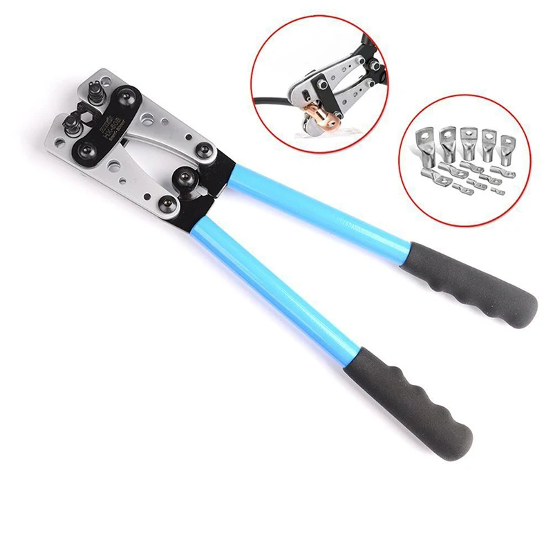 HX-50B обжимные плоскогубцы инструмент медный носик клемма трещотка электрика