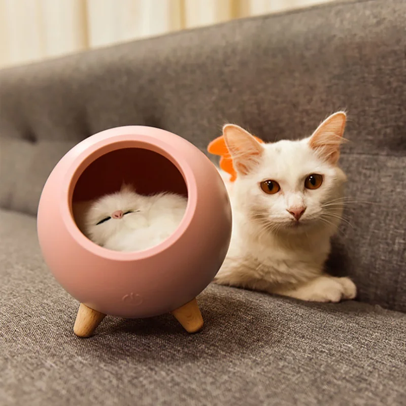 Ночник для домашнего животного с котенком прикроватный светильник USB-зарядкой