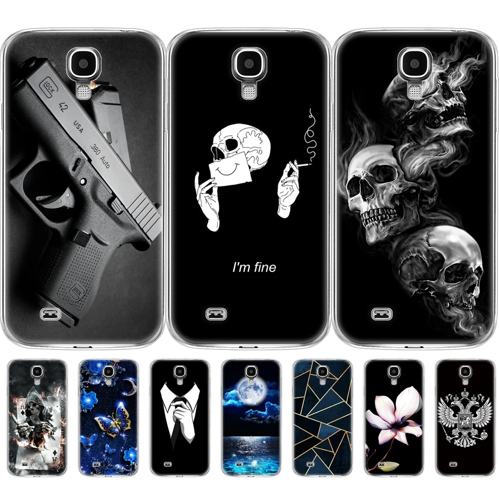 Силиконовый мягкий чехол для Samsung Galaxy S4 i9500 TPU телефона Funda Hoesje защитный S 4|Бамперы|