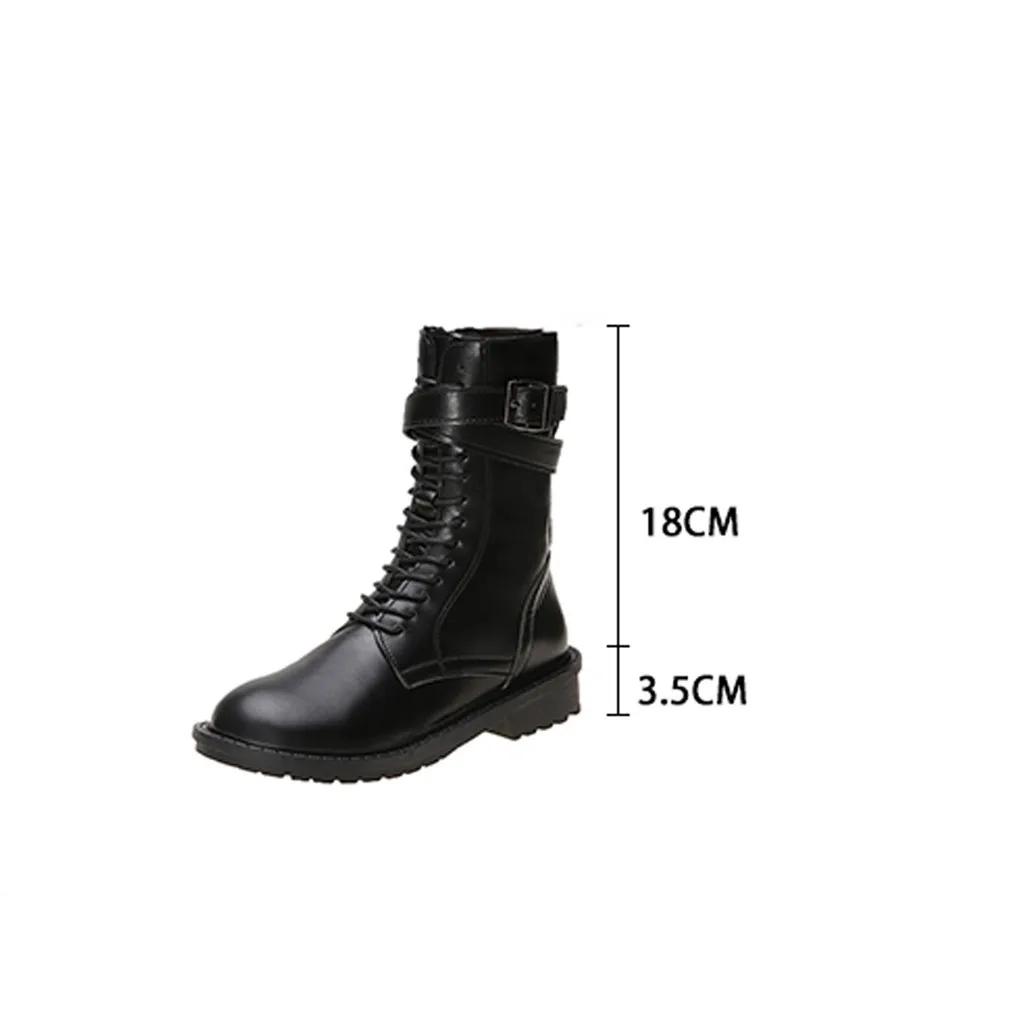 Женские сапоги В рыцарском стиле повседневные на квадратном каблуке с застежкой