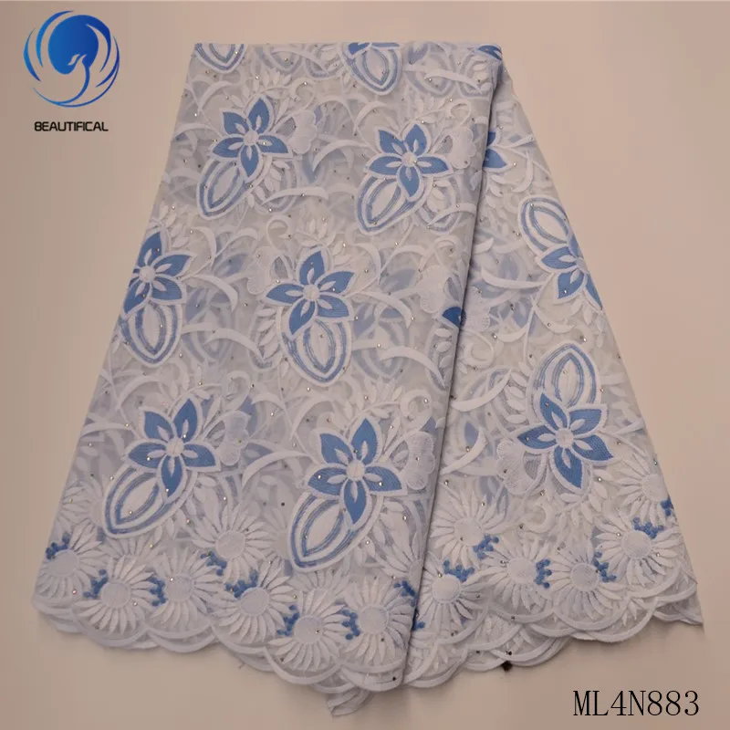 Красивые африканские французские кружева с камнями вышивка тюль сетчатая ткань