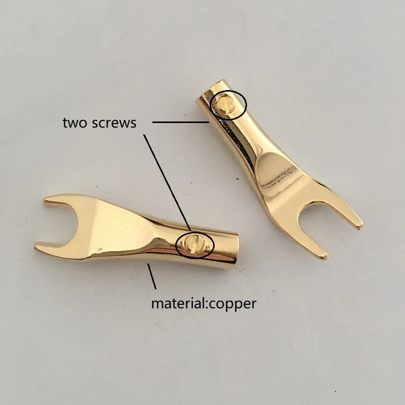 50 шт./лот хорошее качество лопата контрольные выводы вилки типа банан разъем