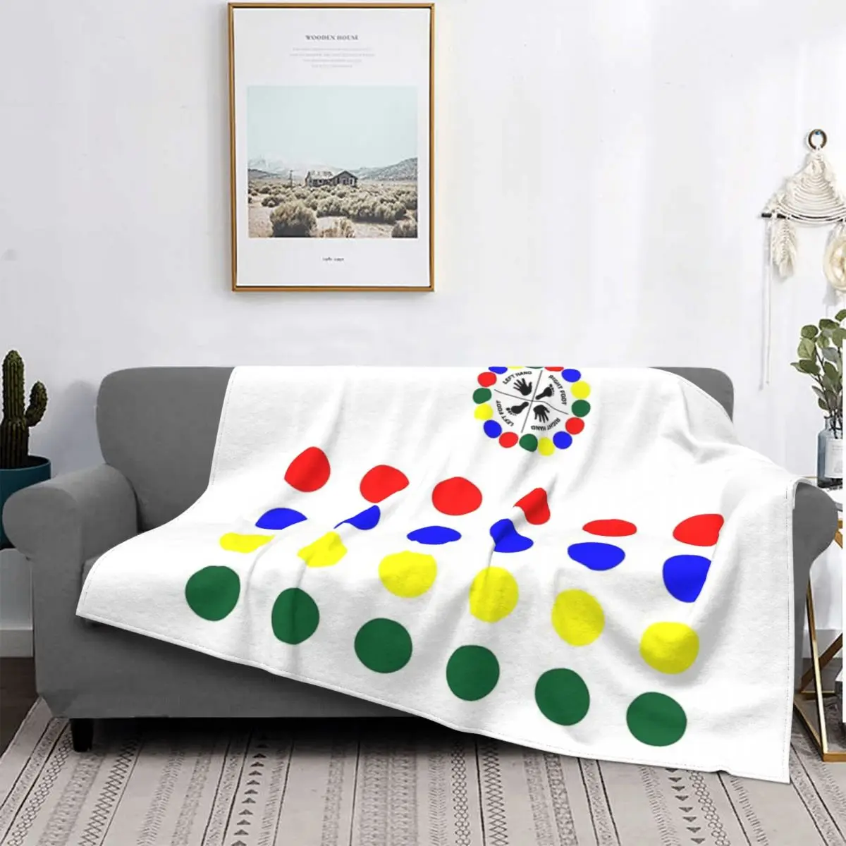 

Twister Blanket Bedspread Bed Plaid Duvets Picnic Plaid Fleece Blanket Picknick Blanket