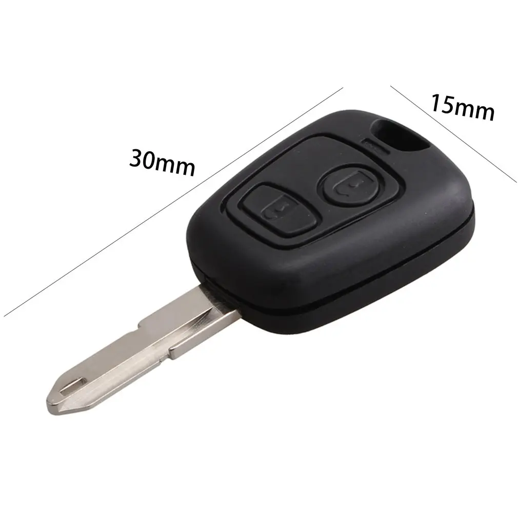 Пульт дистанционного управления с 2 кнопками для автомобильного ключа пульт PEUGEOT