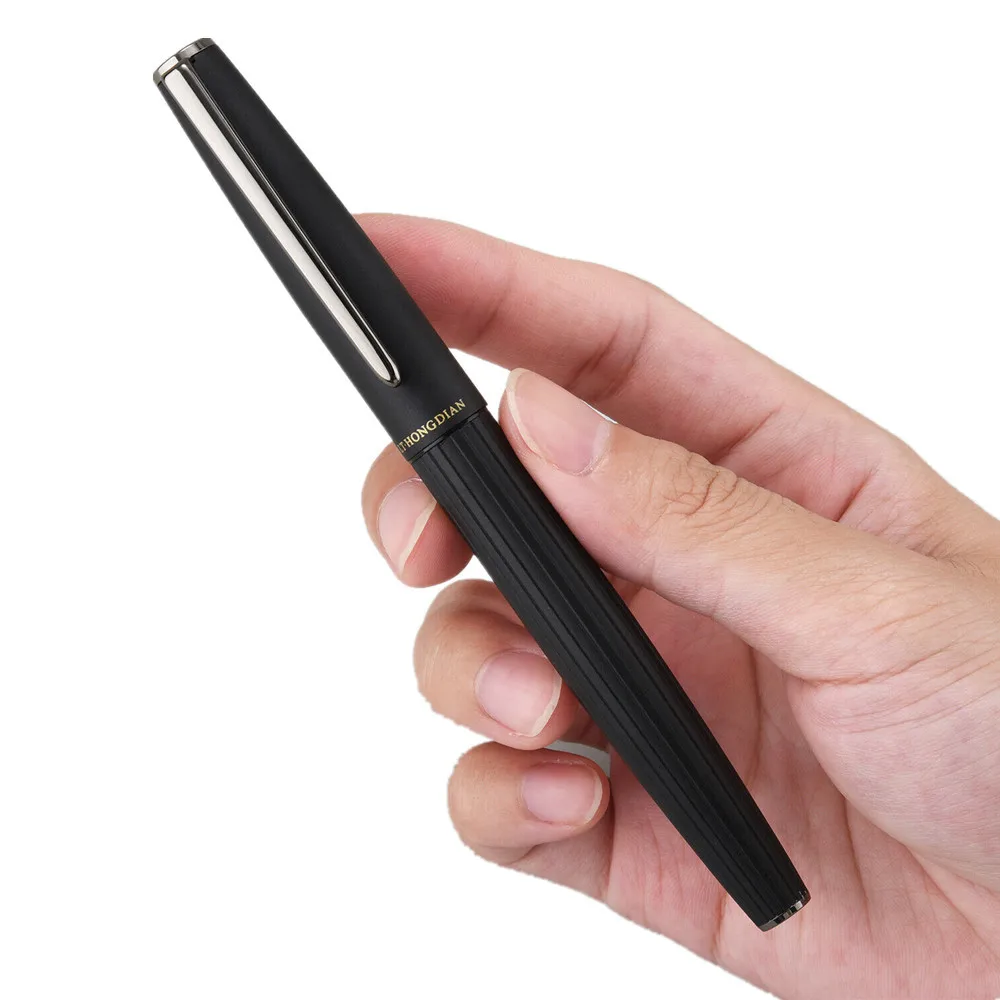 

Ручка перьевая Hongdian A3 Черная Алюминиевая, 0,4 мм