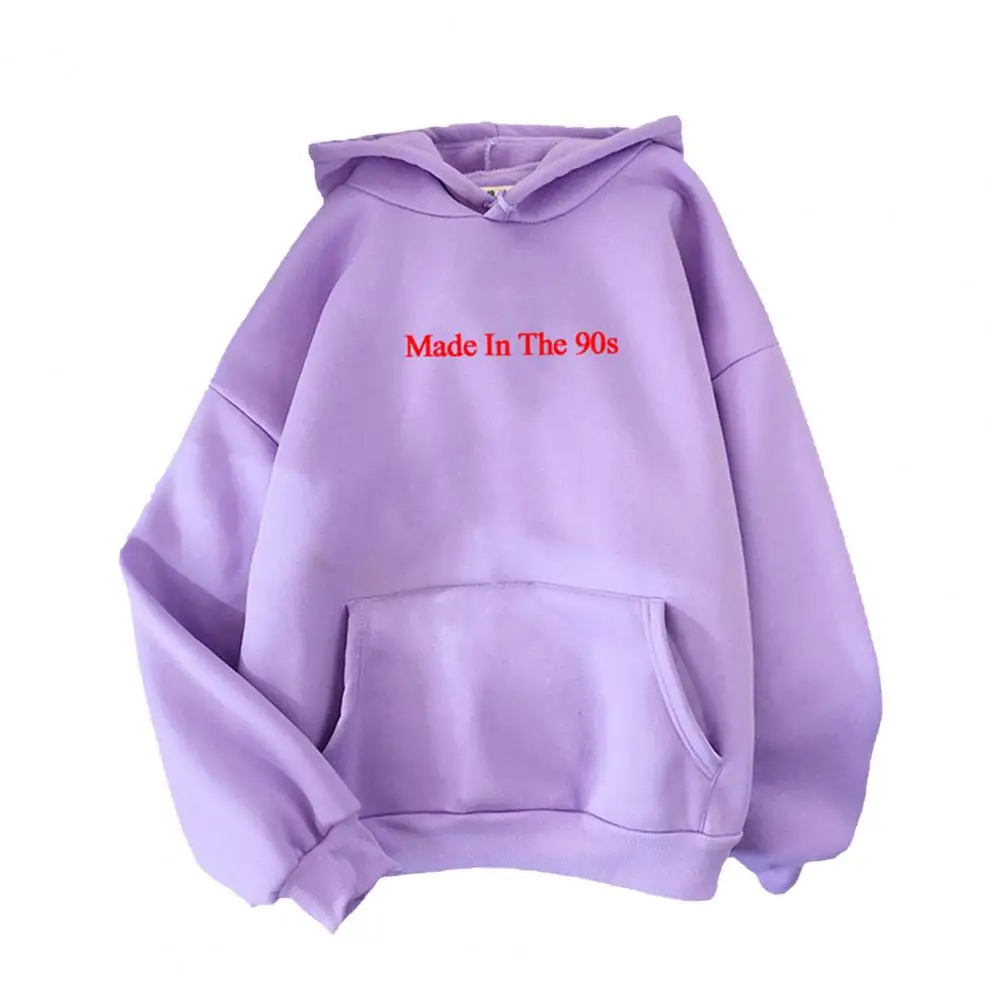 Oversized  Pullover Fashion Exquisite Detail Loose Hoodie All-match Casual Pullover Oversized Letter Print Sweatershirt forSport