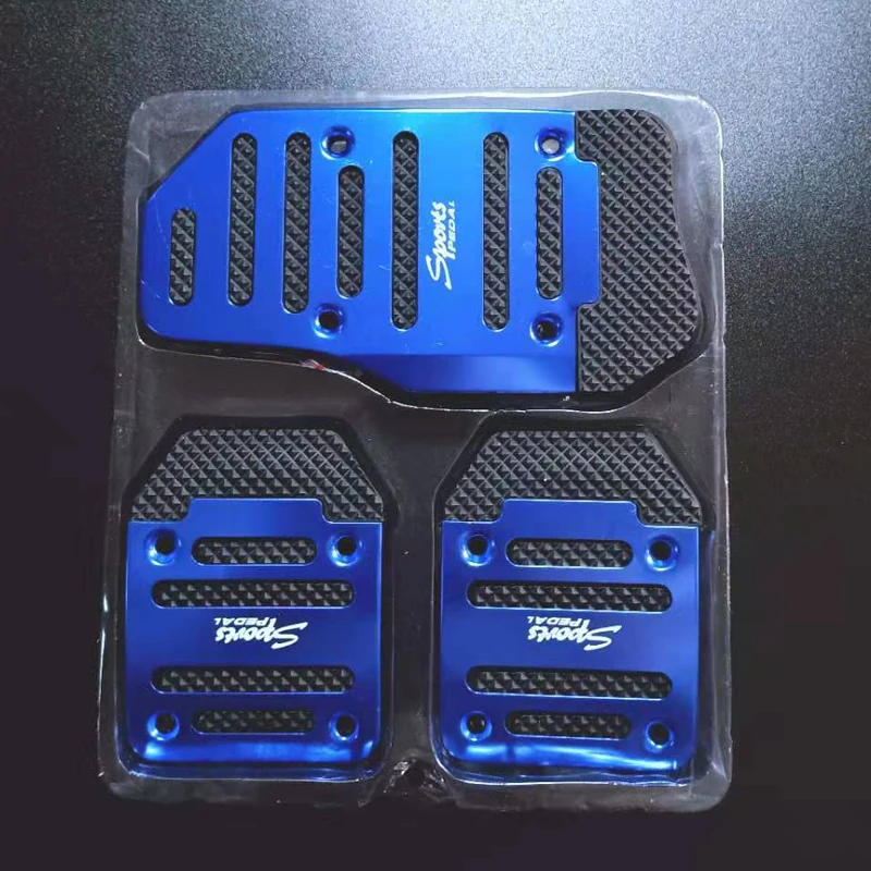 Универсальная алюминиевая Автомобильная педаль тормоза чехол для педали