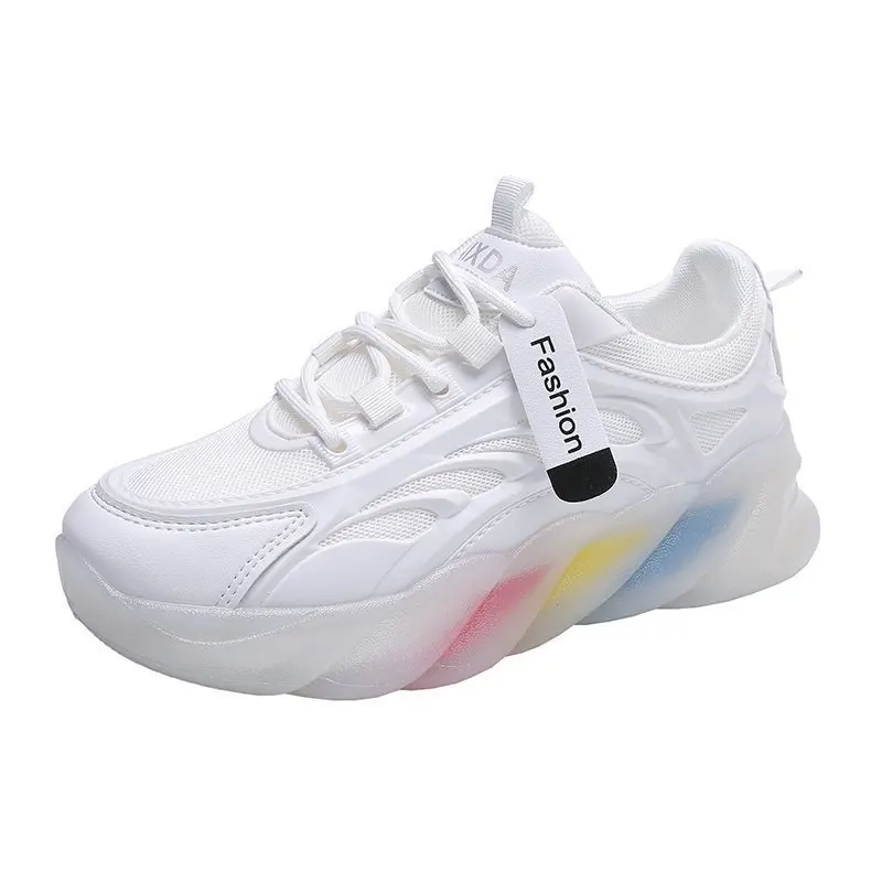 

Spring New Arrival Rainbow Dad Shoes for Women Athletic Shoes Platform Sneakers Casual Shoes Lady Shoes Women Zapatillas Mujer